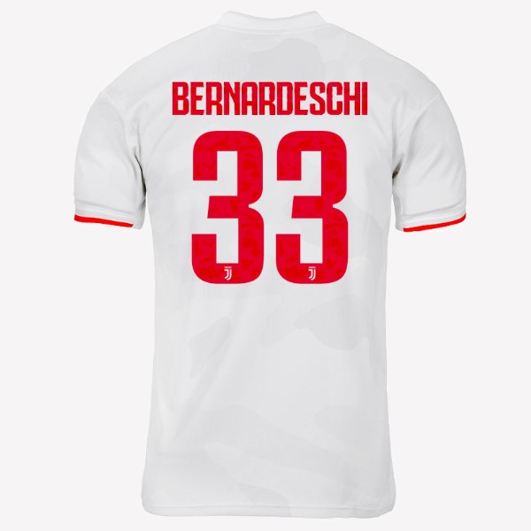 Camiseta Juventus NO.33 Bernaroeschi 2ª 2019-2020 Gris Blanco